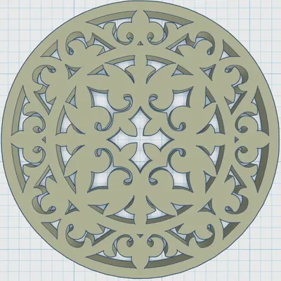 Mẫu cửa sổ hoa hồng Gothic 15 trang trí bàn