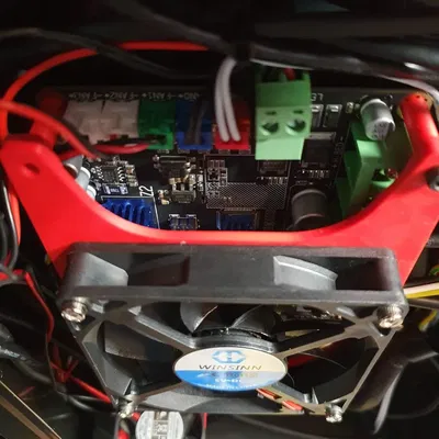 Bảng quạt bo mạch QIDI Q1 Pro hỗ trợ quạt 80mm