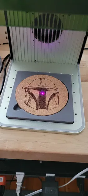 Đế giữ lót ly hai kích thước cho máy khắc XTool F1 - Image 1