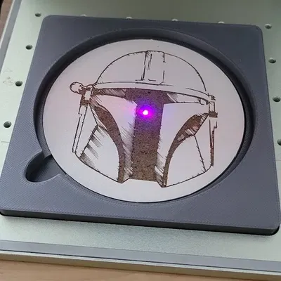 Đế giữ lót ly hai kích thước cho máy khắc XTool F1