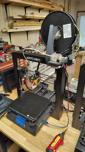 Giá đỡ cuộn và extruder cho Anycubic I3 Mega - Image 2