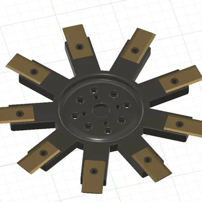 Bộ lưỡi cắt 9 mặt cho Worx Landroid WR147E.1 (L 1000)