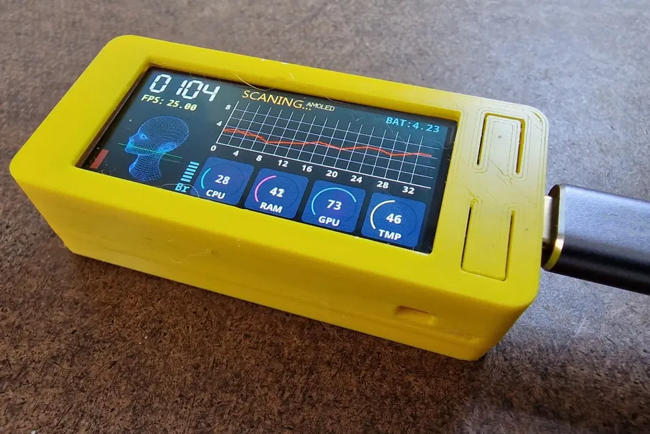 Vỏ bảo vệ cho Lilygo T Display S3 AMOLED với chân cắm - Image 1