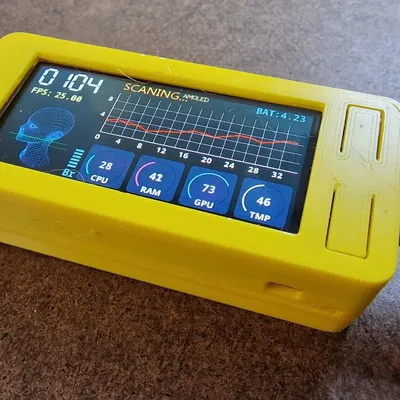 Vỏ bảo vệ cho Lilygo T Display S3 AMOLED với chân cắm