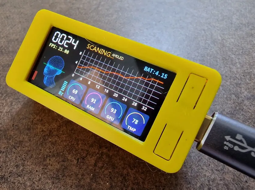 Vỏ bảo vệ cho Lilygo T Display S3 AMOLED với chân cắm - Image 2