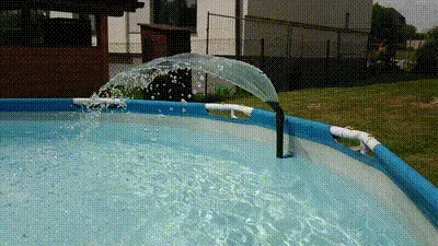 Đài phun nước hồ bơi với vòi phun thay đổi được - Image 2