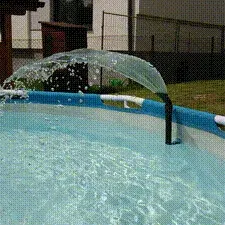 Đài phun nước hồ bơi với vòi phun thay đổi được