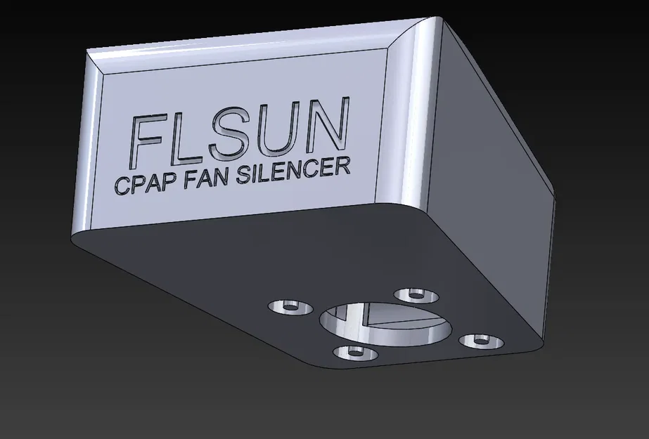 Bộ giảm tiếng ồn cho quạt CPAP trên Flsun S1/T1 - Image 1