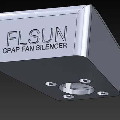 Bộ giảm tiếng ồn cho quạt CPAP trên Flsun S1/T1