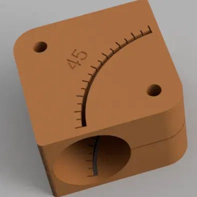 Giá đỡ cắt ống cong 70mm với thang đo góc 5 độ