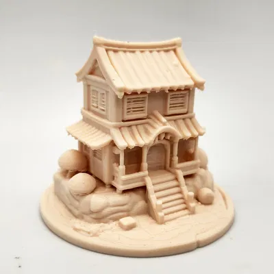 Mô hình nhà phong cách Nhật Bản thu nhỏ với chi tiết tinh xảo