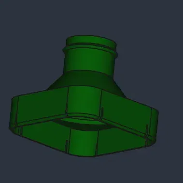 Kết nối ống 32mm cho máy in 3D Creality K1C