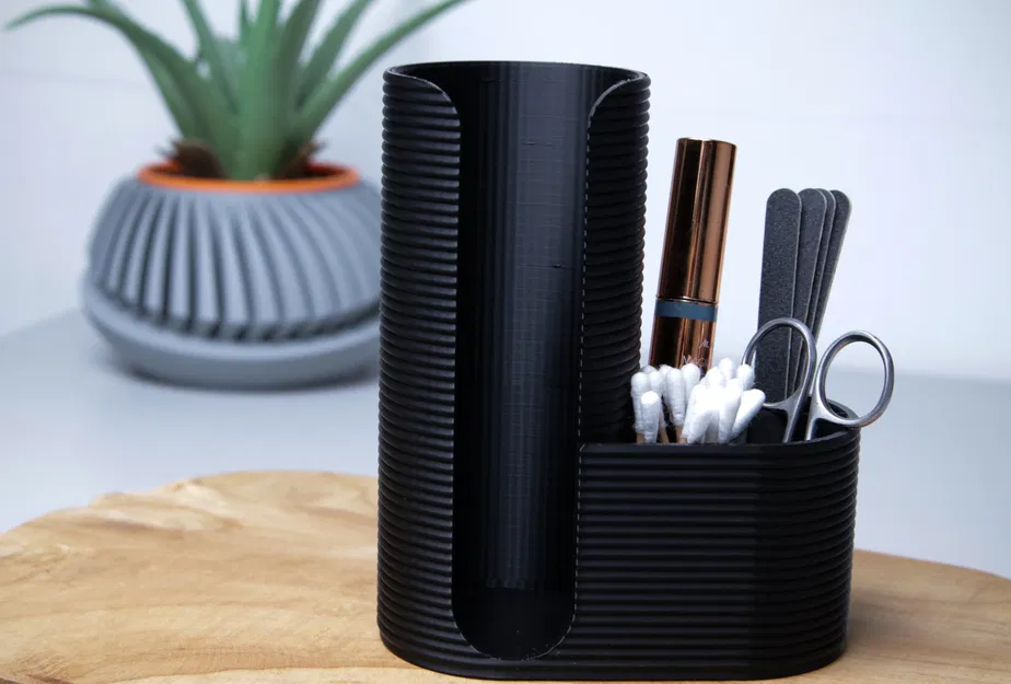 Giá đỡ bông tẩy trang và que tăm bông cho mỹ phẩm - Image 2