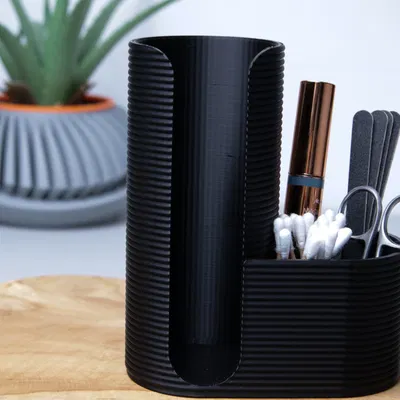 Giá đỡ bông tẩy trang và que tăm bông cho mỹ phẩm