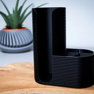 Giá đỡ bông tẩy trang và que tăm bông cho mỹ phẩm