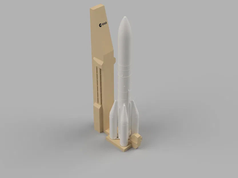 Tên lửa Ariane 6 với 4 bộ tăng cường tỉ lệ 1/100 - Image 2