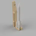 Tên lửa Ariane 6 với 4 bộ tăng cường tỉ lệ 1/100 - Thumbnail 2