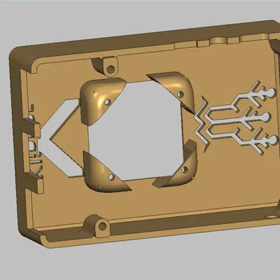 Vỏ BTT Pi V1.2 với quạt 3010 gắn trực tiếp