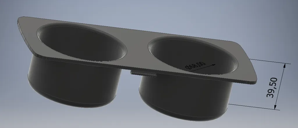 Giá đỡ cốc cho Golf 5 vừa vặn trong ngăn kéo hiện có - Image 6