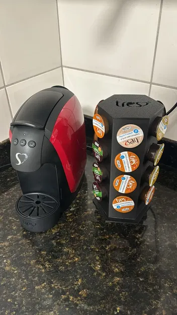 Giá đỡ viên nén cà phê Tres Corações in 3D - Image 2