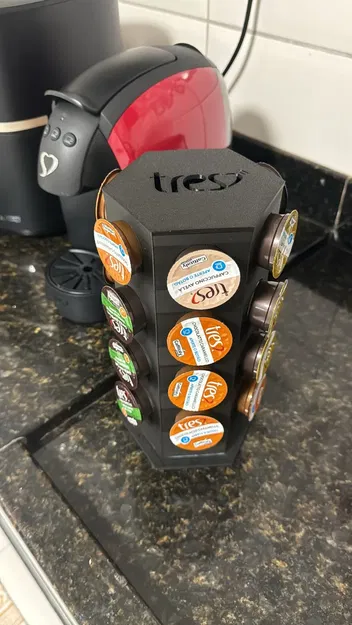 Giá đỡ viên nén cà phê Tres Corações in 3D - Image 3