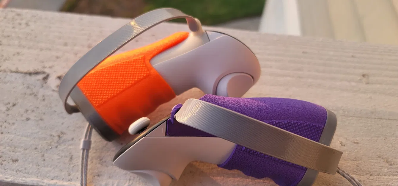 Cán súng cho tay cầm Oculus Quest 2 & Quest 3/3S với đế và móc treo - Image 1