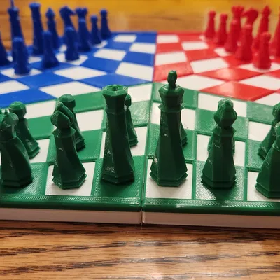 Bàn cờ vua từ tính cho 3 người chơi