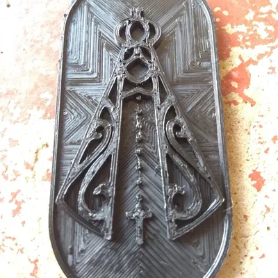 Nhãn thờ cúng Mẹ Maria Bảo trợ Brazil