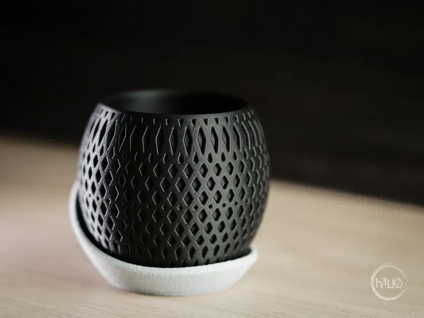 Chậu cây hiện đại với đế bao quanh tối giản - Image 5