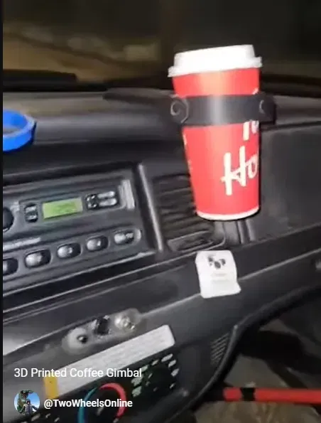 Tay cầm phẳng mở rộng cho gimbal cà phê gắn trên xe hơi - Image 2