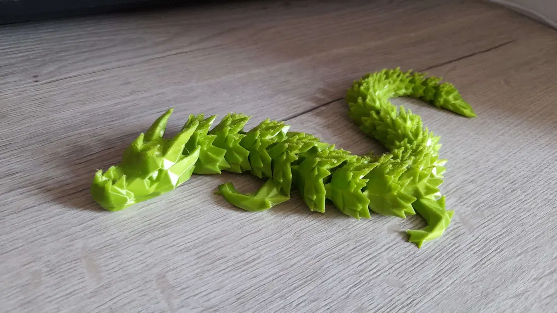 Rồng khớp nối poly thấp in từ Blender - Image 1