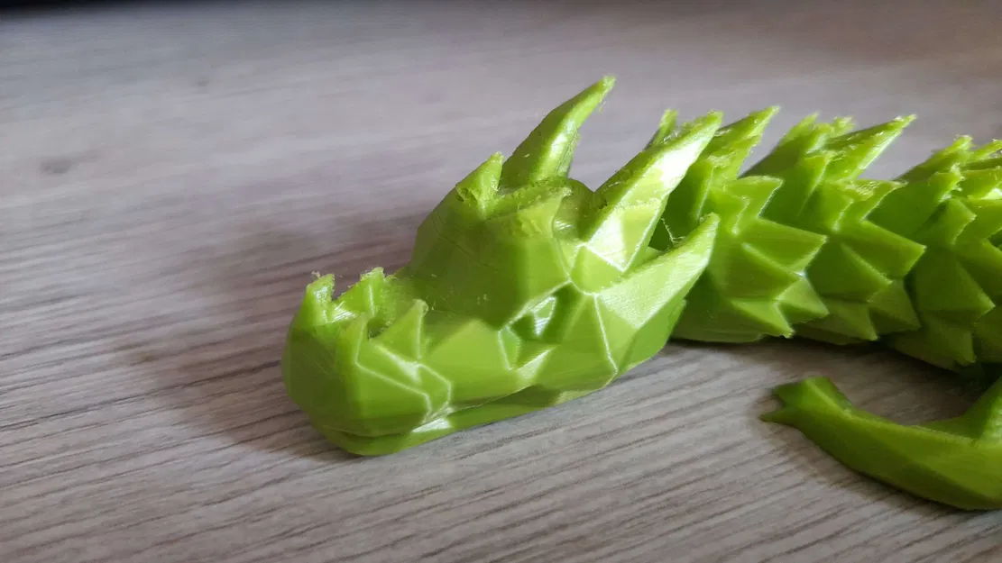 Rồng khớp nối poly thấp in từ Blender - Image 3