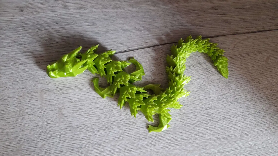 Rồng khớp nối poly thấp in từ Blender - Image 4