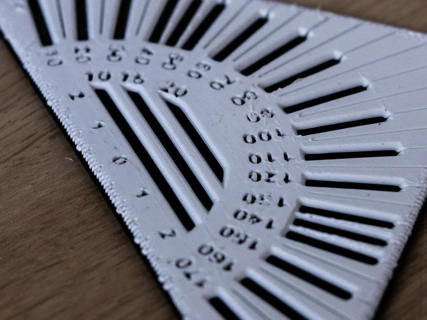 Thước kẻ góc có khe cho việc vẽ chính xác - Image 5