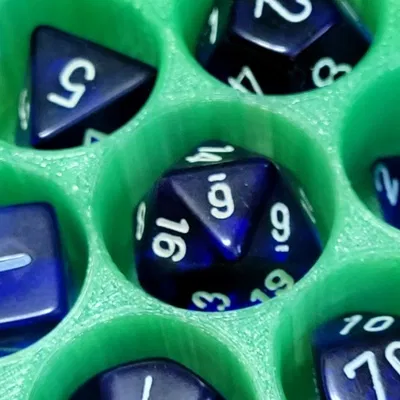 Hộp chứa xúc xắc 7 viên cho trò chơi bàn