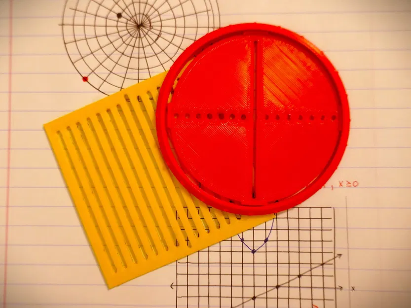 Khuôn mẫu vẽ đồ thị hình tròn và hình chữ nhật - Image 2