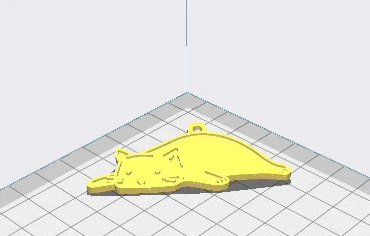 Móc khóa mèo mệt mỏi - Image 1