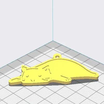 Móc khóa mèo mệt mỏi