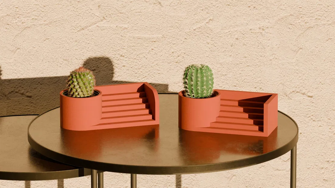 Chậu cây trang trí kiểu thang cho không gian sống - Image 1