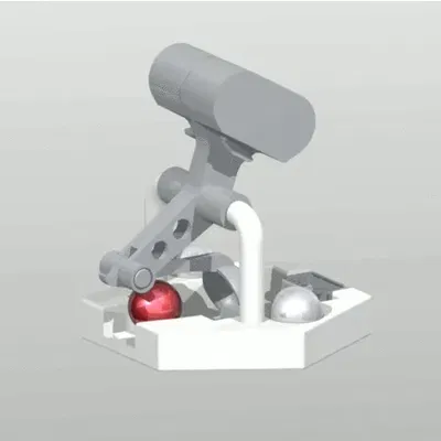 Máy bắn bi cho đường ray bi lăn