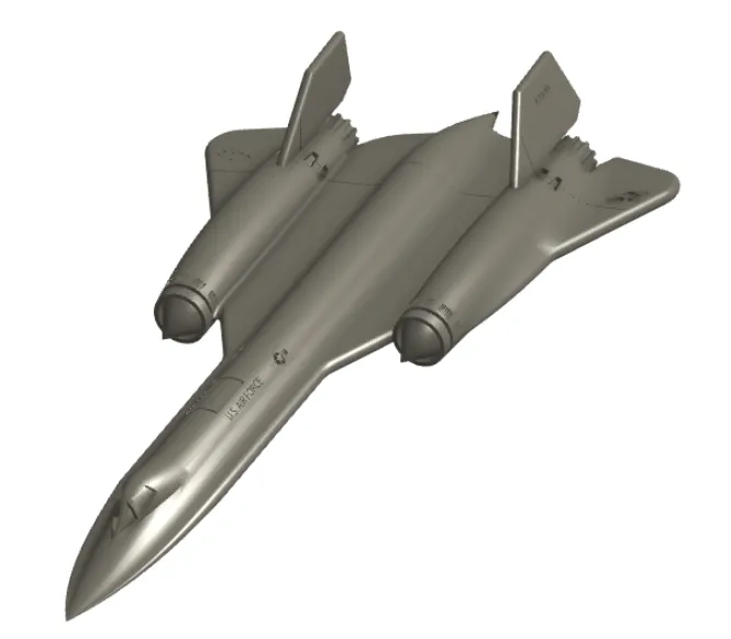 Mô hình máy bay trinh sát Lockheed SR-71 Blackbird - Image 1