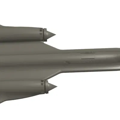 Mô hình máy bay trinh sát Lockheed SR-71 Blackbird