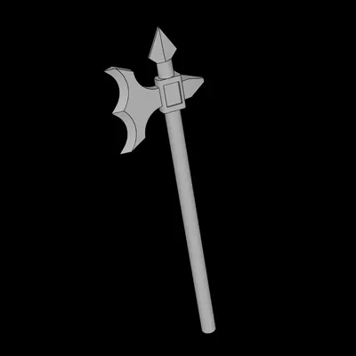 Cán giáo halberd cho minifig tương thích Lego