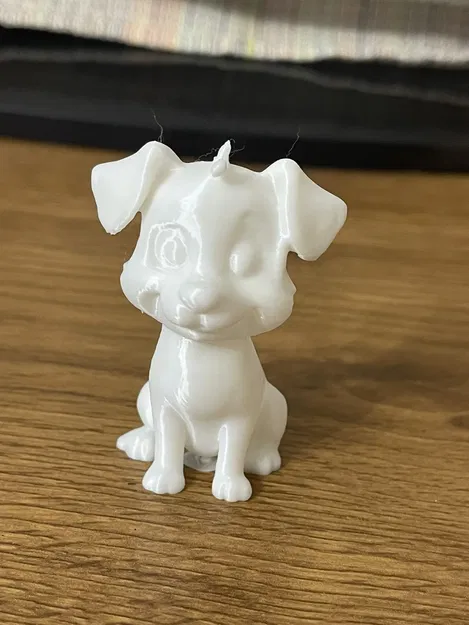 Mô hình chó ngồi chuẩn bị sơn tay - Image 1