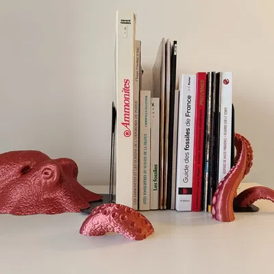 Giá đỡ sách hình bạch tuộc trang trí độc đáo