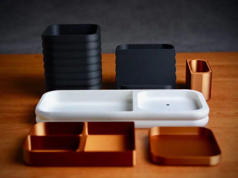 Hộp tổ chức mây modul với khóa từ tùy chọn - Image 2