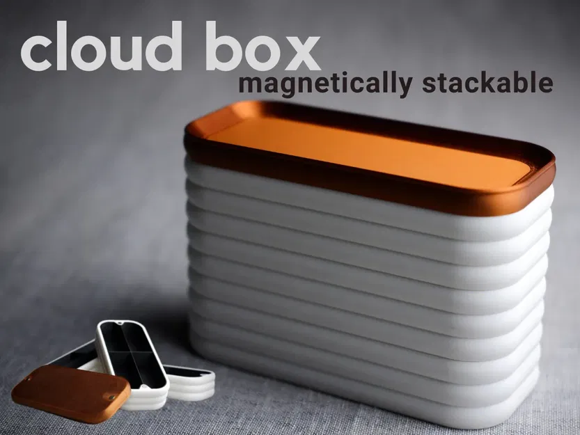 Hộp mây xếp chồng từ tính, thiết kế mô-đun - Image 1