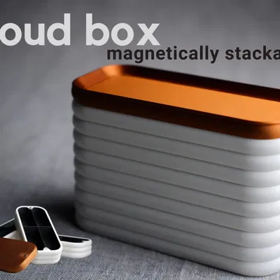Hộp mây xếp chồng từ tính, thiết kế mô-đun