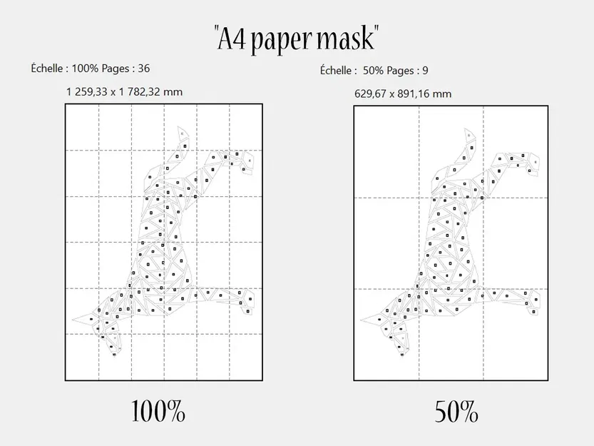 Nghệ thuật tường hình chó hình học - phong cách Malinois - Image 4