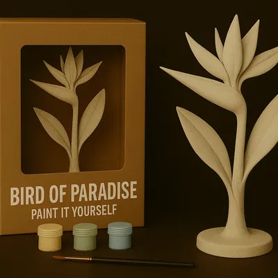 Mô hình hoa Thiên Đường – Tự sơn theo ý thích